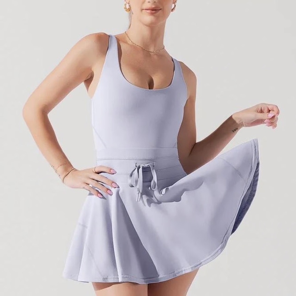 POPFLEX Twirl Dress in Country Blue